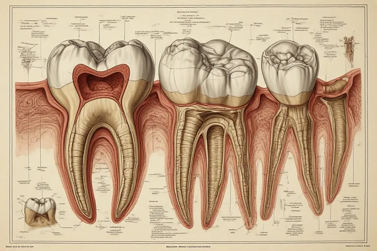 Anatomie - Der Aufbau unserer Zähne im Detail [historisch]
